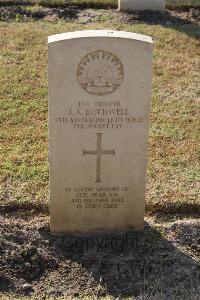 Ismailia War Memorial Cemetery - Bothwell, James Albert
